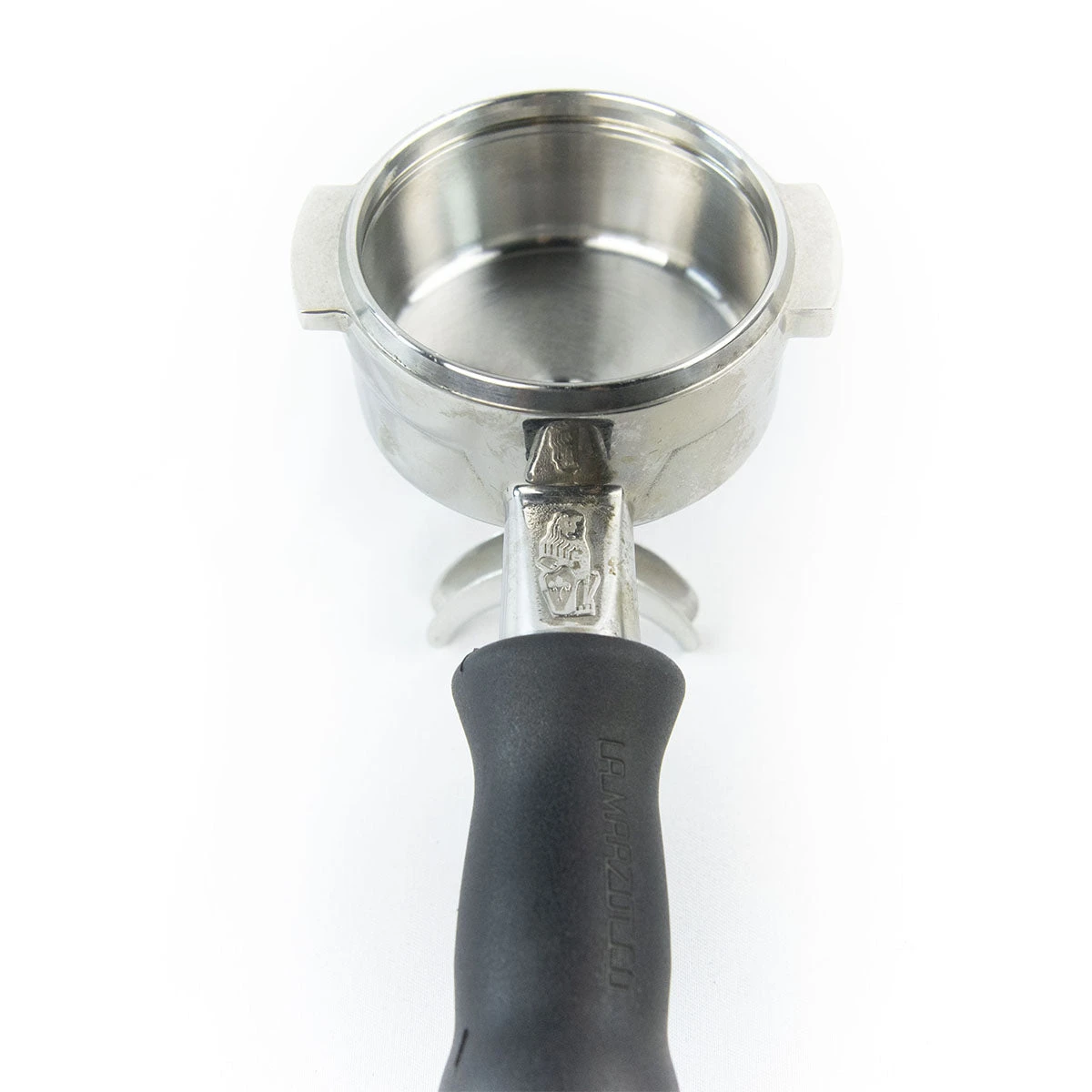 OEM Marzocco Stainless Steel Portafilter With Double Spout 3 OEM Marzocco Stainless Steel Portafilter With Double Spout