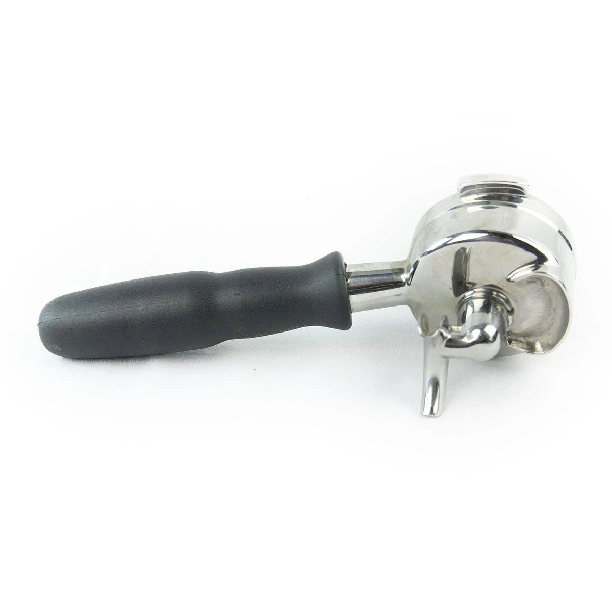 OEM Marzocco Stainless Steel Portafilter With Double Spout 4 OEM Marzocco Stainless Steel Portafilter With Double Spout