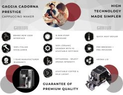 Gaggia Cadorna Prestige Espresso Machine