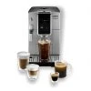 Genius Coffee N' Espresso Equipment DELONGHI DINAMICA SILVER WITH ADVANCED FROTHER ESPRESSO MACHINE ECAM35025SB