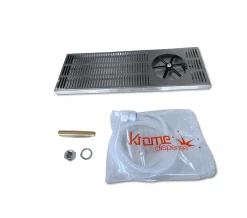 The CoffeeGenius Krome Rinser Side Spray Tray ACCESSORIES