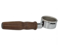 The CoffeeGenius Expobar Bottomless Portafilters - Wooden Handle