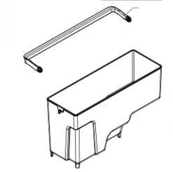 Genius Coffee N' Espresso Equipment Gaggia Water Tank Handle - Black